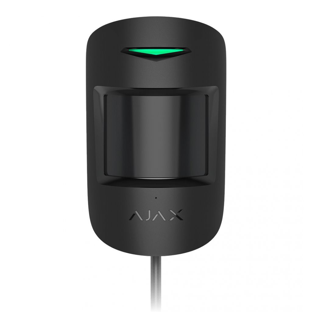 Ajax MotionProtect Fibra. Detector PIR cableado Fibra. Color negro
