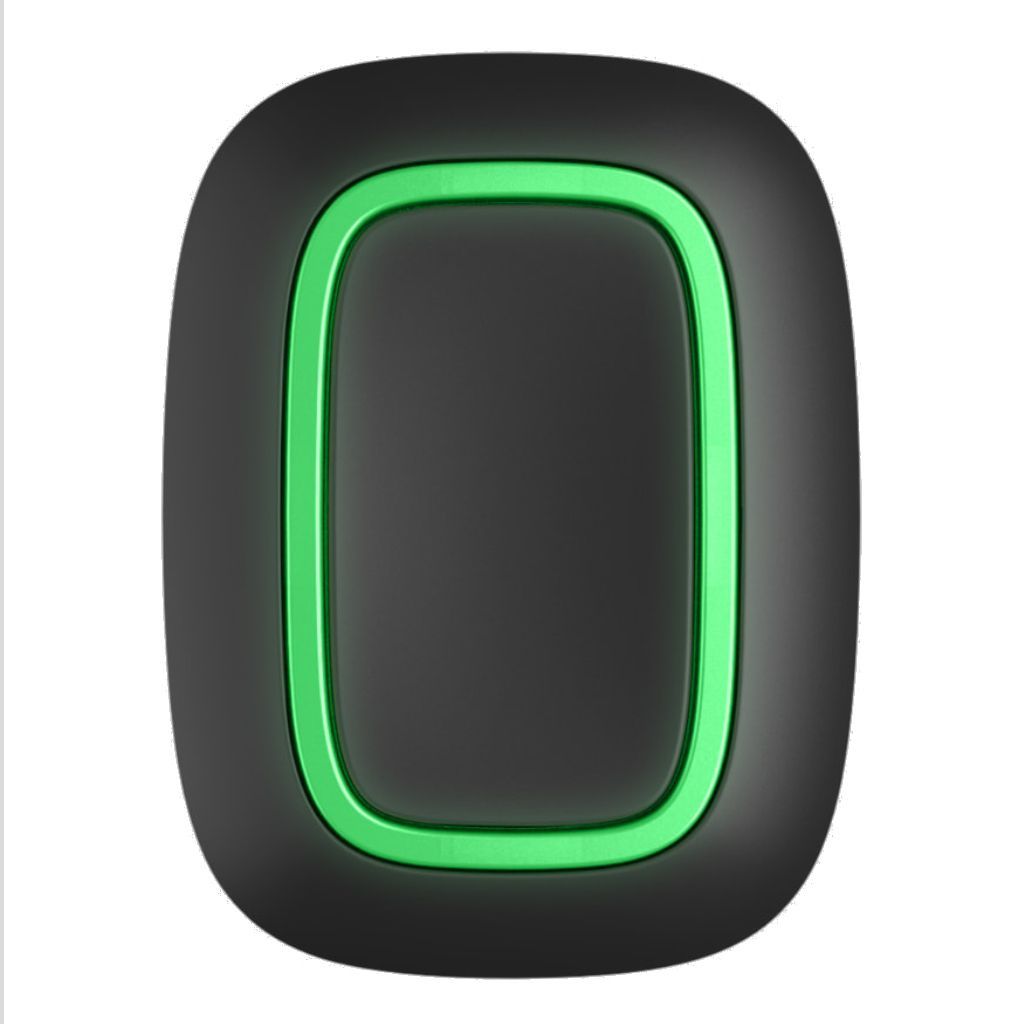 Ajax Button. Botón de pánico inalámbrico. Color negro