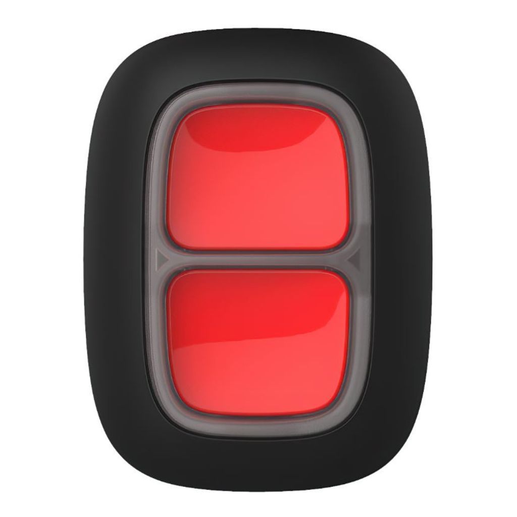 Ajax DoubleButton. Botón de pánico doble inalámbrico. Color negro