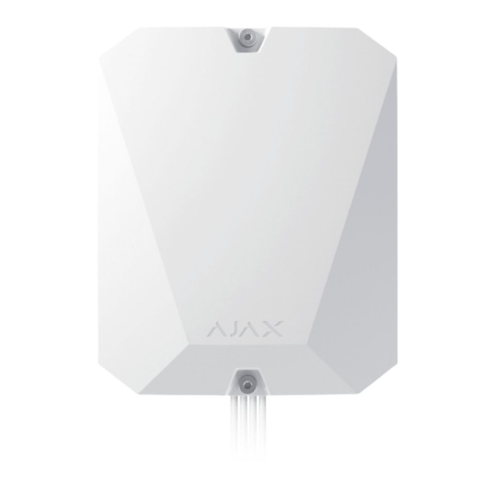 Ajax Hub Hybrid 4G Fibra. Central híbrida 4G (2 tarjetas SIM). Color blanco